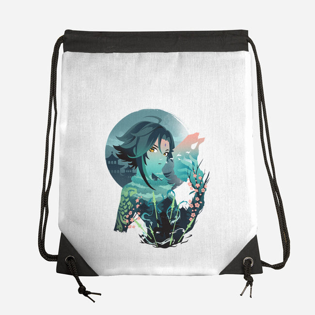 Xiao Landscape-none drawstring bag-dandingeroz