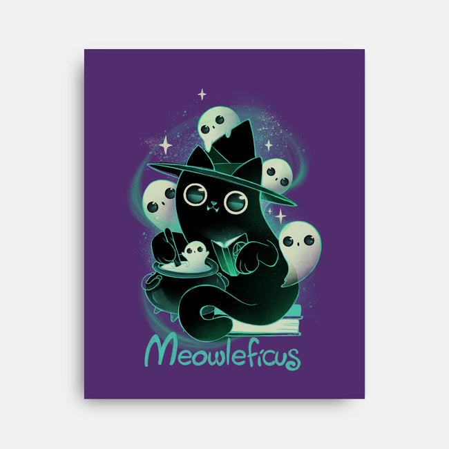 Meowleficus-none stretched canvas-ricolaa