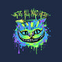 Colorful Mad Cat-womens v-neck tee-IKILO