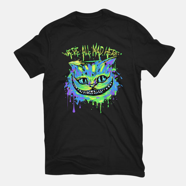 Colorful Mad Cat-youth basic tee-IKILO