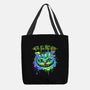 Colorful Mad Cat-none basic tote bag-IKILO