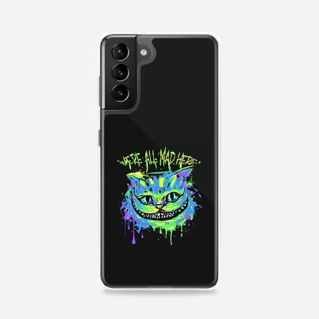 Colorful Mad Cat-samsung snap phone case-IKILO