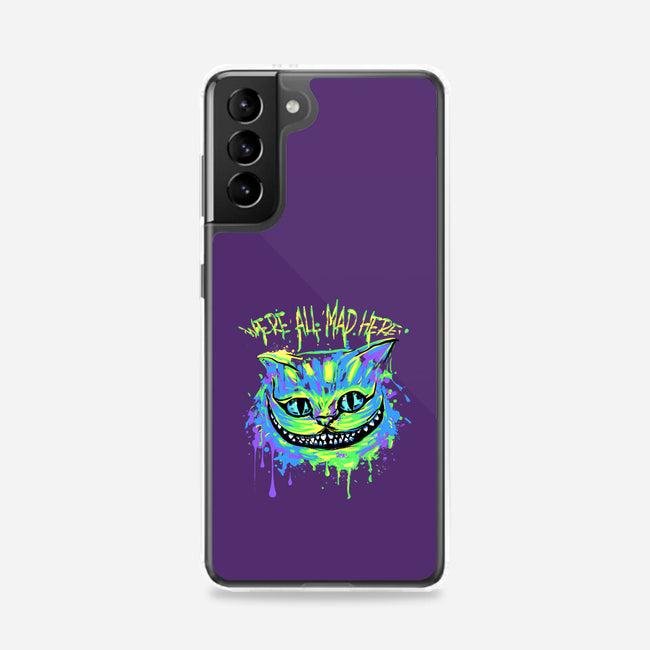 Colorful Mad Cat-samsung snap phone case-IKILO
