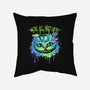 Colorful Mad Cat-none removable cover w insert throw pillow-IKILO