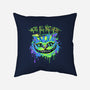 Colorful Mad Cat-none removable cover throw pillow-IKILO