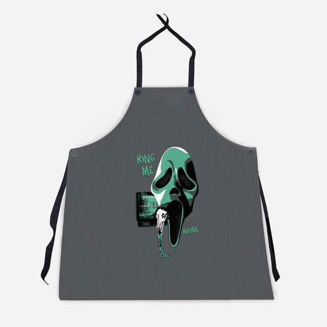 Ring Me Maybe-unisex kitchen apron-rocketman_art