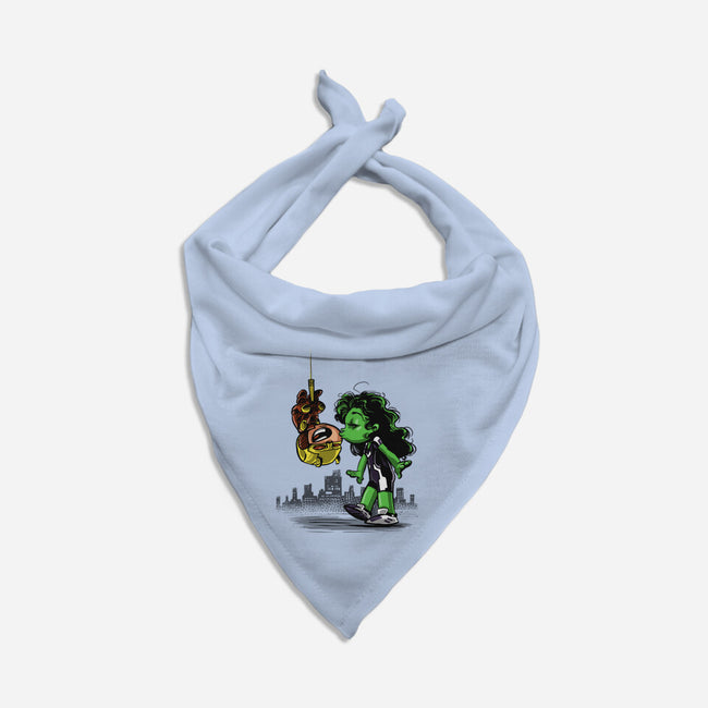 Spidey Style Kiss-dog bandana pet collar-zascanauta