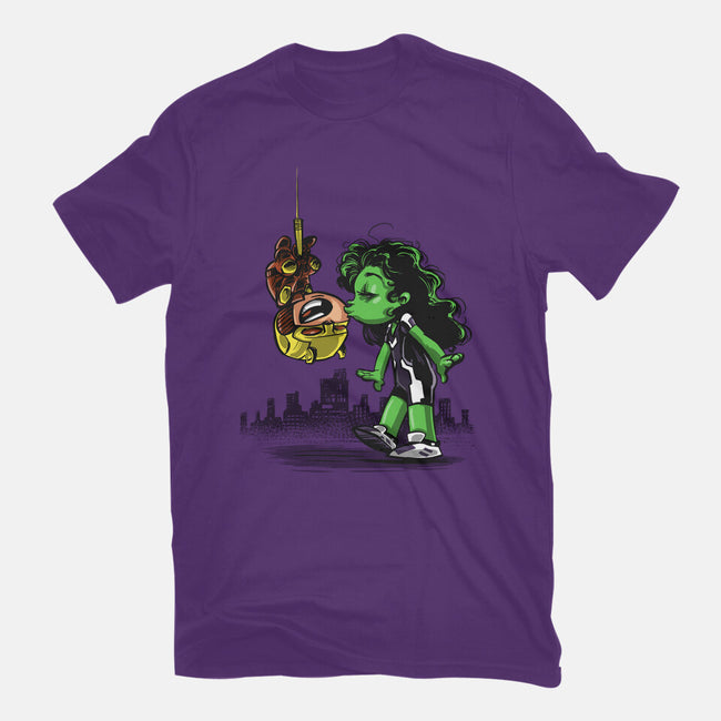 Spidey Style Kiss-womens basic tee-zascanauta