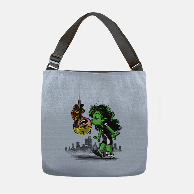 Spidey Style Kiss-none adjustable tote bag-zascanauta