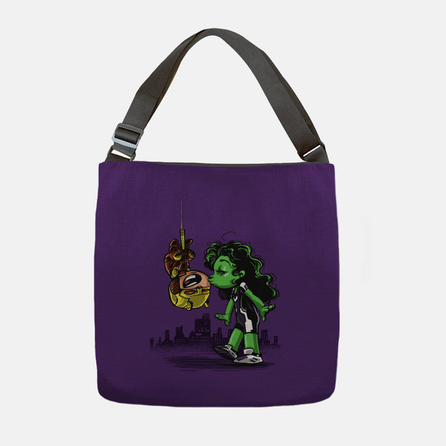 Spidey Style Kiss-none adjustable tote bag-zascanauta