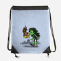 Spidey Style Kiss-none drawstring bag-zascanauta