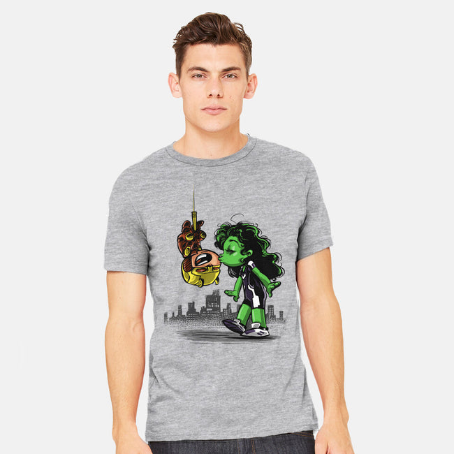 Spidey Style Kiss-mens heavyweight tee-zascanauta