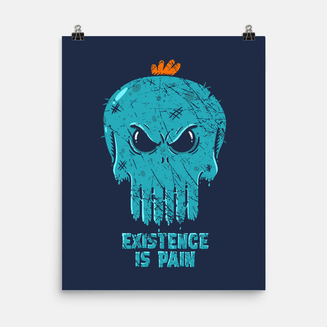 Existence-none matte poster-Paul Simic