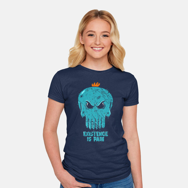 Existence-womens fitted tee-Paul Simic