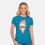 Ice Kittens-womens fitted tee-2DFeer