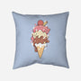 Ice Kittens-none removable cover w insert throw pillow-2DFeer