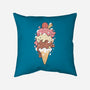Ice Kittens-none removable cover w insert throw pillow-2DFeer