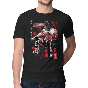 ChainsawMan Sumi-E