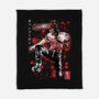 ChainsawMan Sumi-E-none fleece blanket-DrMonekers