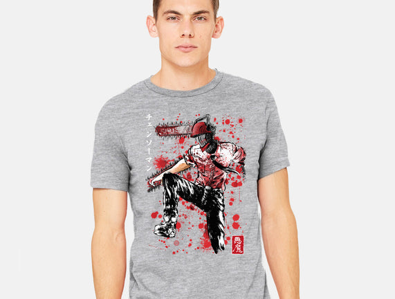 ChainsawMan Sumi-E