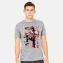 ChainsawMan Sumi-E-mens heavyweight tee-DrMonekers