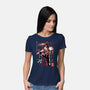 ChainsawMan Sumi-E-womens basic tee-DrMonekers