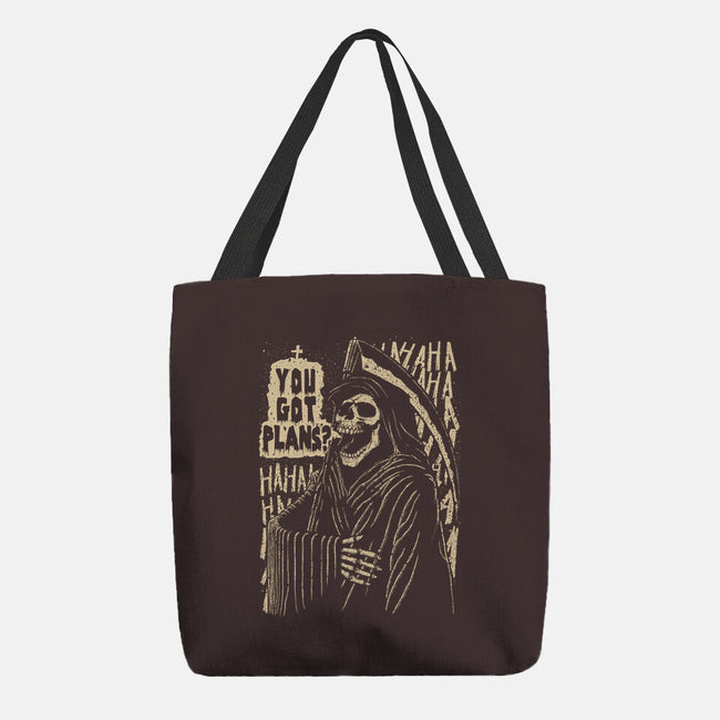 You Got Plans?-none basic tote bag-Tronyx79