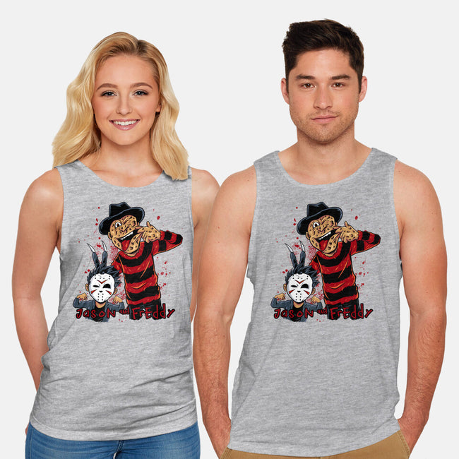 Double Slash-unisex basic tank-spoilerinc