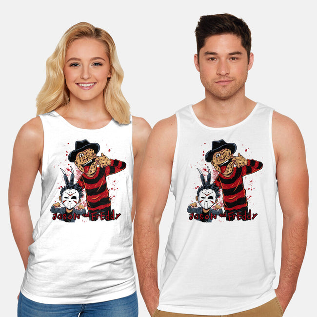 Double Slash-unisex basic tank-spoilerinc