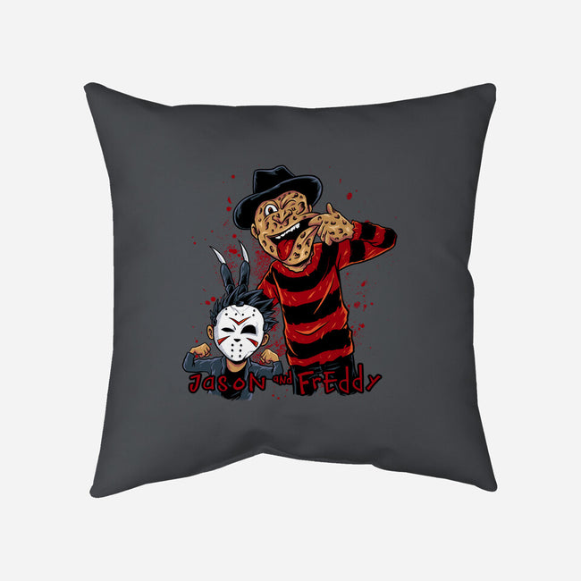 Double Slash-none removable cover w insert throw pillow-spoilerinc