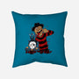 Double Slash-none removable cover w insert throw pillow-spoilerinc