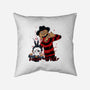 Double Slash-none removable cover w insert throw pillow-spoilerinc