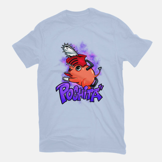 Pochita Goes Wild-womens basic tee-spoilerinc