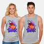 Pochita Goes Wild-unisex basic tank-spoilerinc