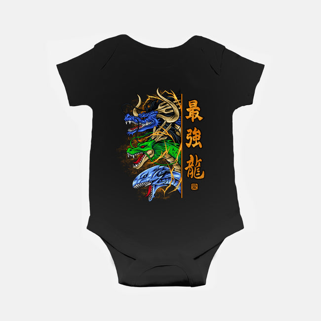 Trio Dragon-baby basic onesie-spoilerinc