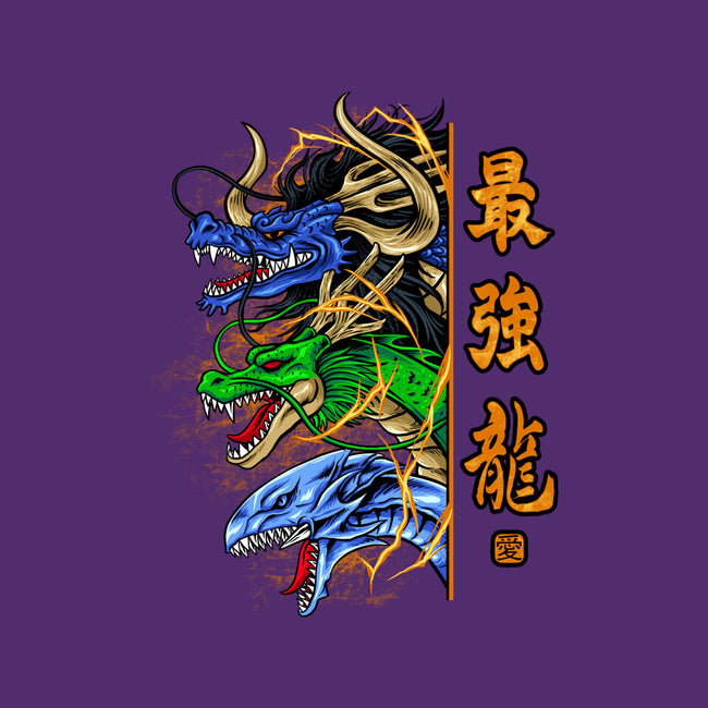 Trio Dragon-none beach towel-spoilerinc