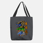 Trio Dragon-none basic tote bag-spoilerinc