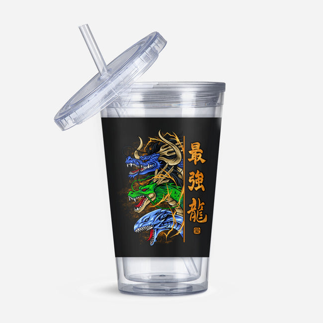 Trio Dragon-none acrylic tumbler drinkware-spoilerinc