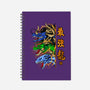 Trio Dragon-none dot grid notebook-spoilerinc