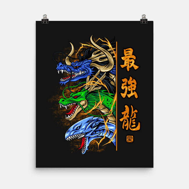 Trio Dragon-none matte poster-spoilerinc