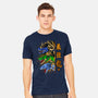 Trio Dragon-mens heavyweight tee-spoilerinc