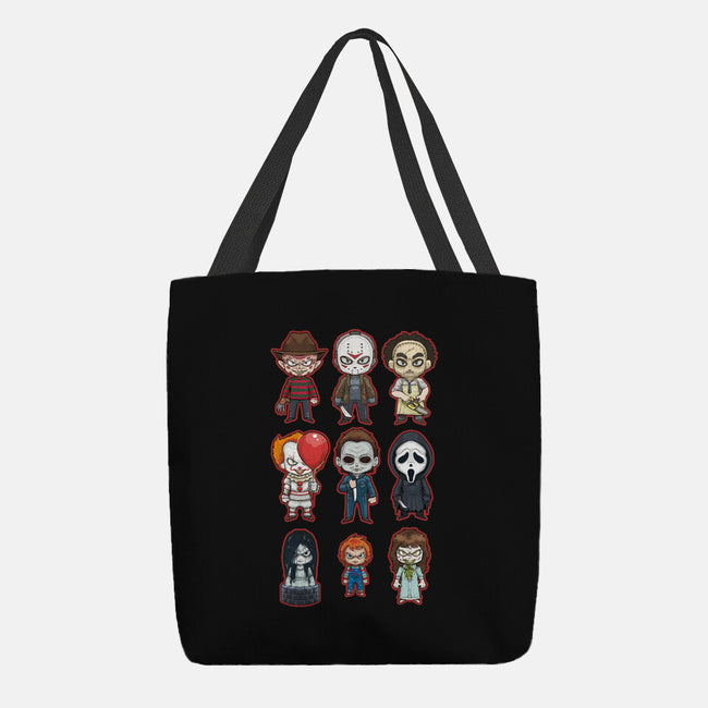 Chibi Horror-none basic tote bag-Andriu