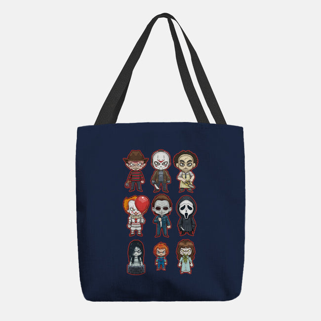 Chibi Horror-none basic tote bag-Andriu