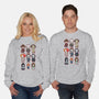 Chibi Horror-unisex crew neck sweatshirt-Andriu