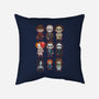 Chibi Horror-none removable cover throw pillow-Andriu