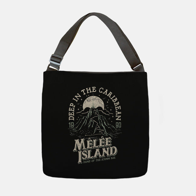 Deep In The Caribbean-none adjustable tote bag-Olipop