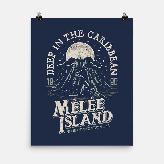 Deep In The Caribbean-none matte poster-Olipop