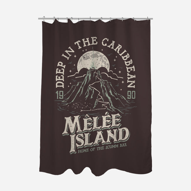 Deep In The Caribbean-none polyester shower curtain-Olipop