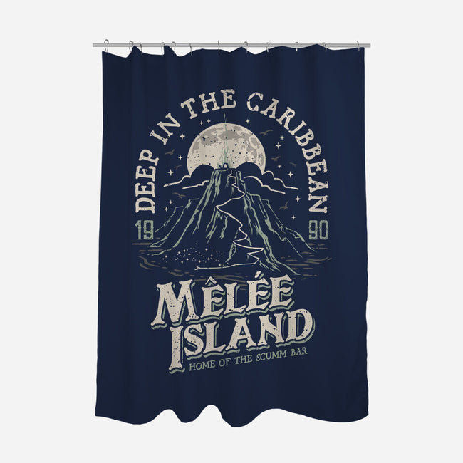 Deep In The Caribbean-none polyester shower curtain-Olipop