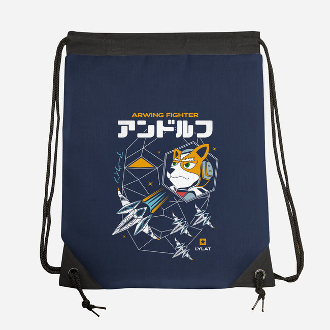 Fight The Telekinetic Face-none drawstring bag-Logozaste